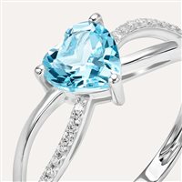 Ringe Stroili Oro Dame in Weißgold Topazio 1413195 - 1413195